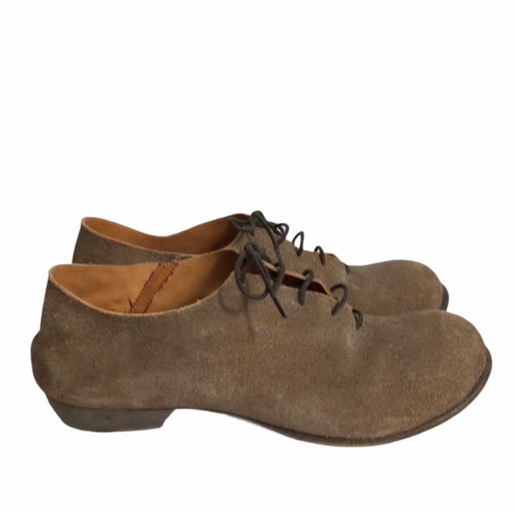 Reinhard Plank Suede Beige Chukka Lace-up Casual Career Shoes 37 US 7 - Picture 4 of 12
